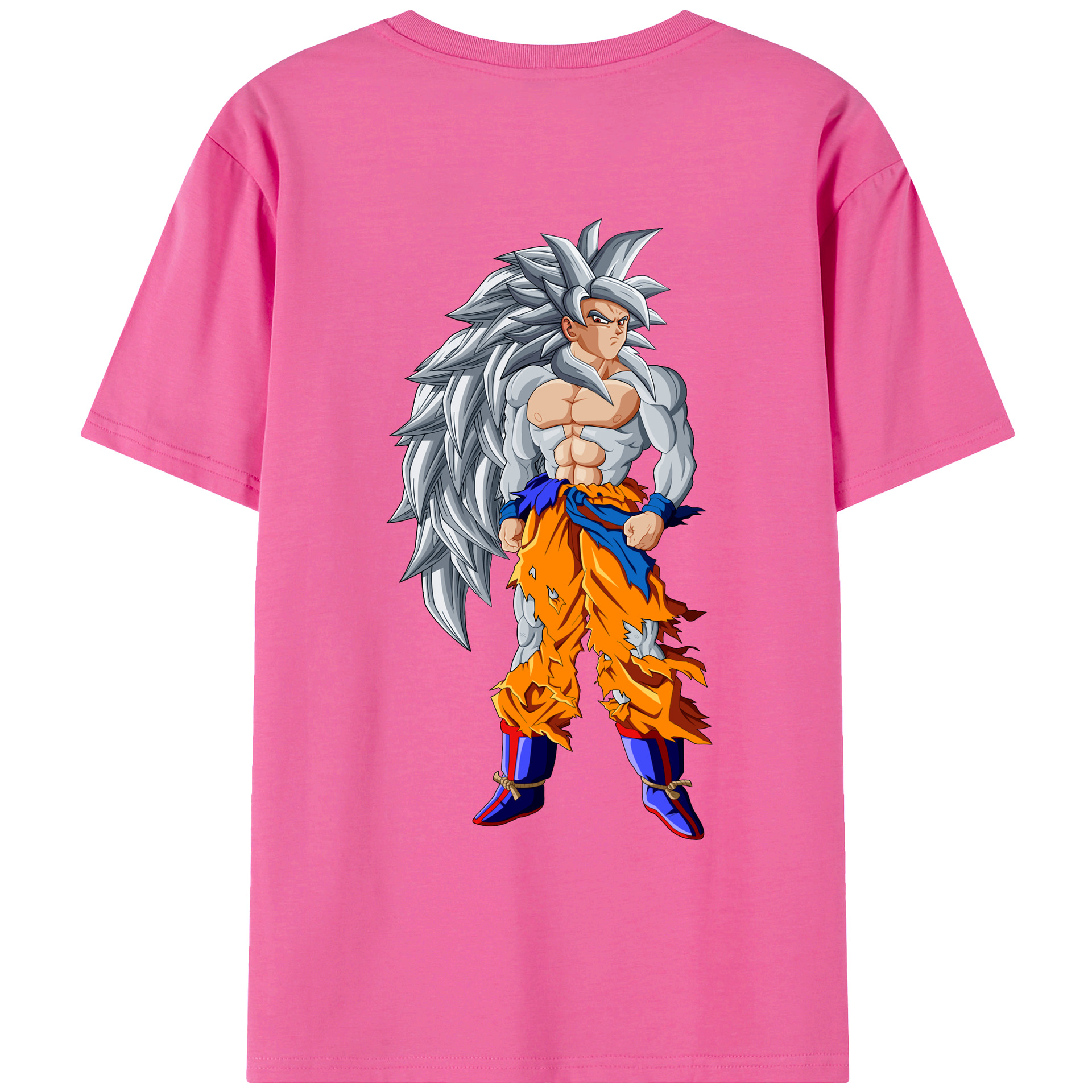 （画像用） ドラゴンボール 孫悟空（そん ごくう）Son Goku カカロット DRAGON BALL Kakarotto レディース半袖Tシャツ(バックプリント)